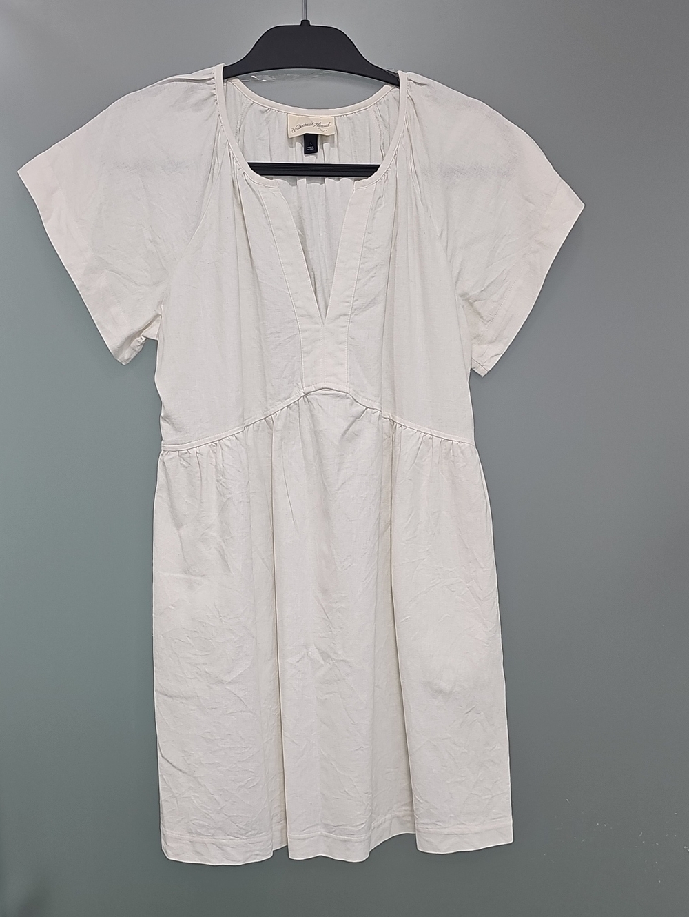 Universal Thread Off White Linen Blend Dress